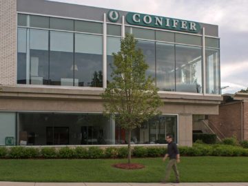 exterior sign for conifer in birmingham